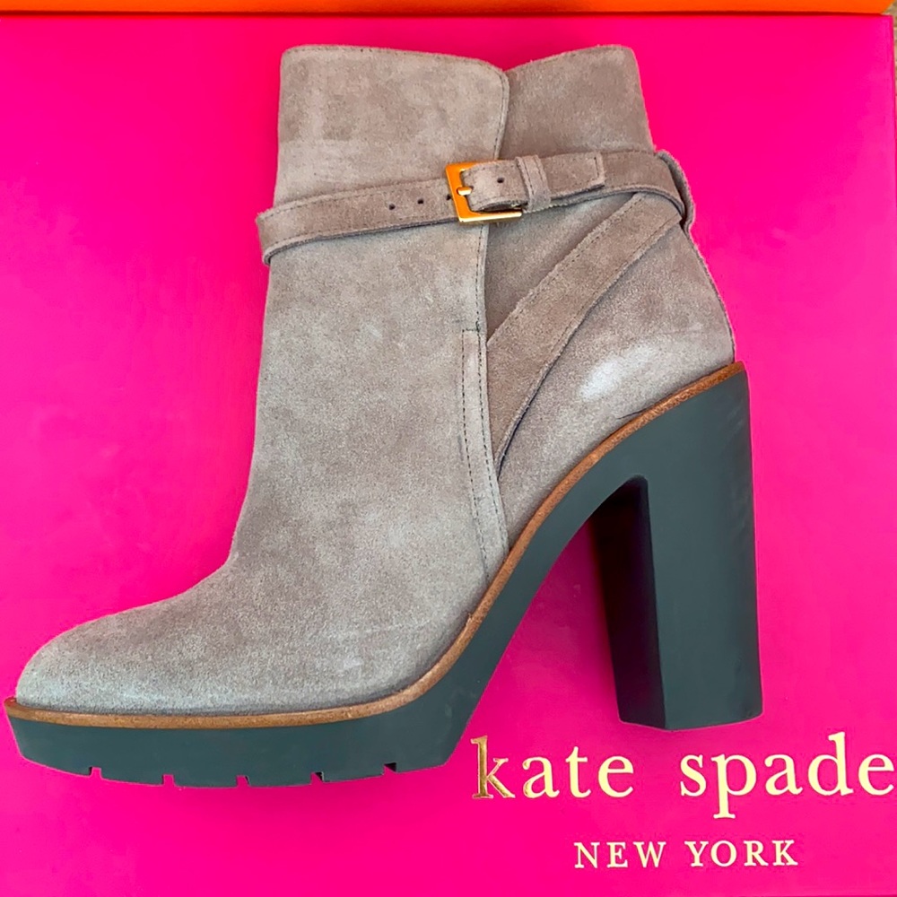 Never worn size 8 suede Kate Spade boots